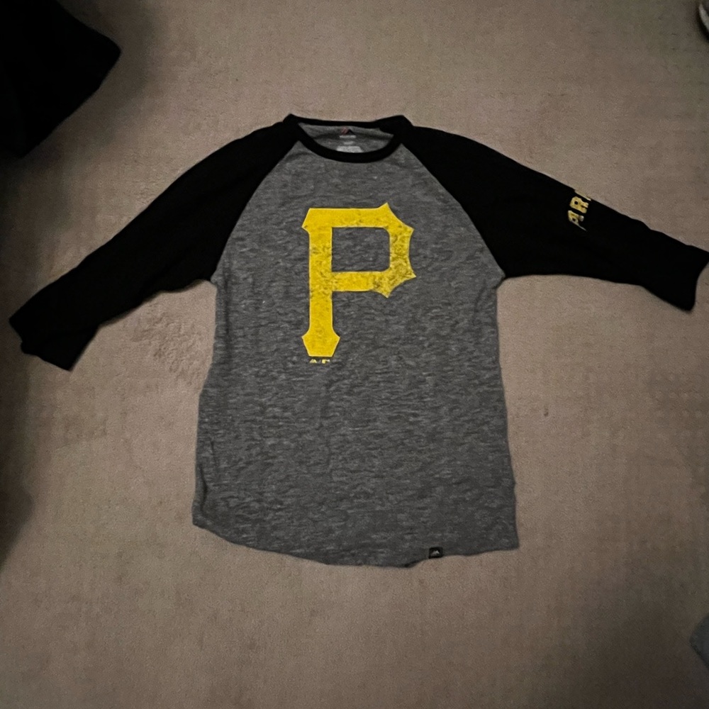 Pittsburgh Pirates 3/4 sleeve Baseball Tee